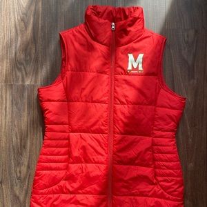 University of Maryland (UMD) Red Puffer Vest